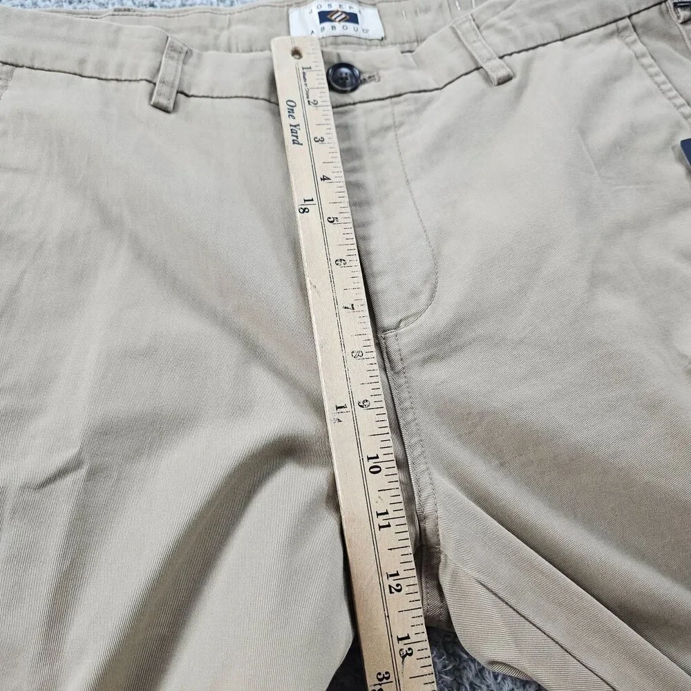 Joseph Abboud Pants Mens 36x31 Khaki Heritage Chino Comfort Stretch Golf Casual